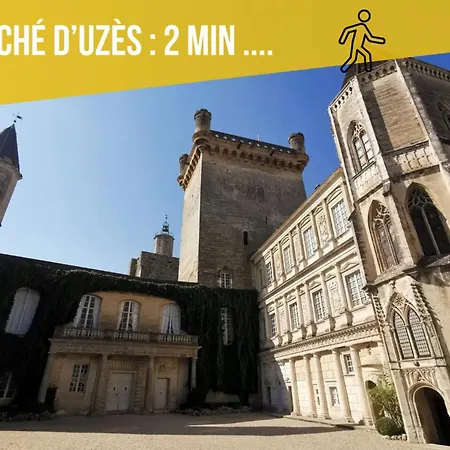 Ulysse, Spacieux Au Centre Historique D'uzès En Rez-de-chaussée Avec Extérieur, Proche Parking Des Marroniers * Uzès