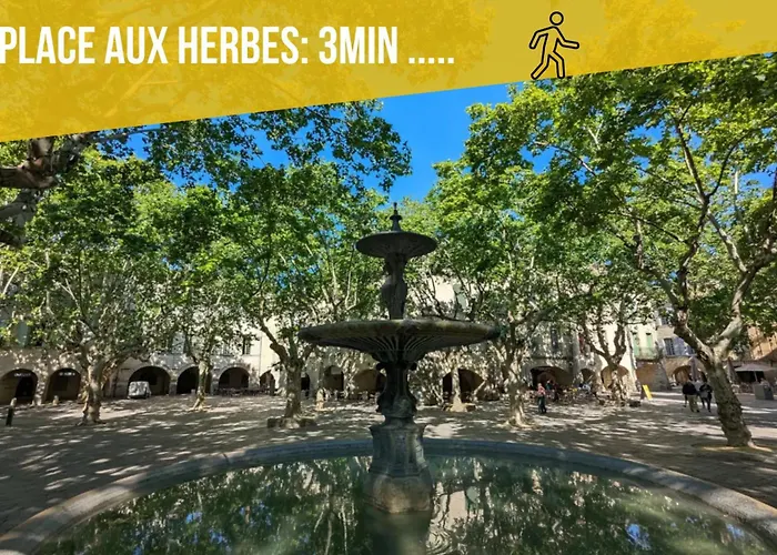 Ulysse, Spacieux Au Centre Historique D'uzes En Rez-de-chaussee Avec Exterieur, Proche Parking Des Marroniers Appartement *