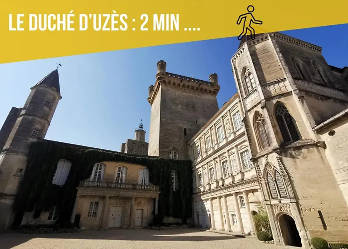 Ulysse, Spacieux Au Centre Historique D'uzes En Rez-de-chaussee Avec Exterieur, Proche Parking Des Marroniers * Uzès